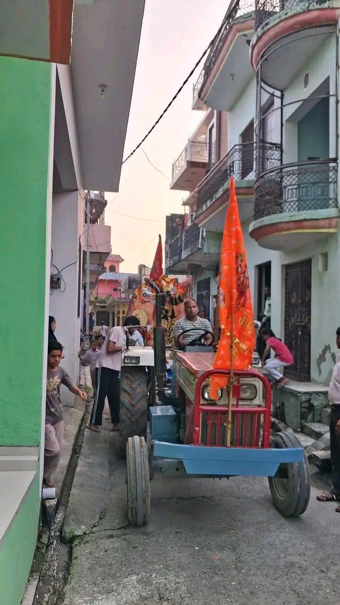रामलीला का शुभारंभ।