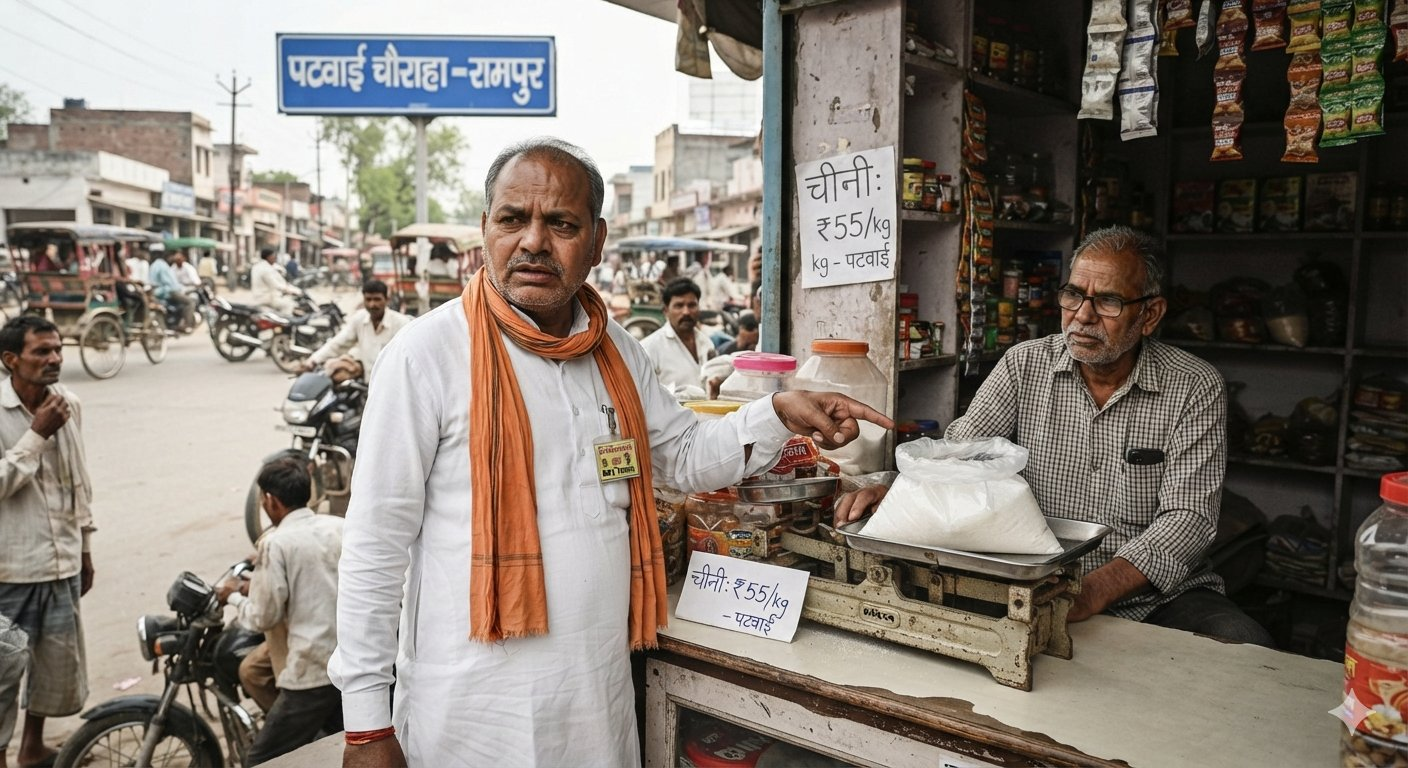 पटवाई चौराहे पर